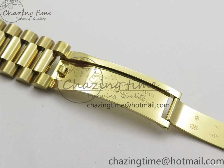 BP Black on Dial A2836 YG YG New 904 Crystal Bracelet President Dial Version 40mm Markers T 228239 Day-Date 1227